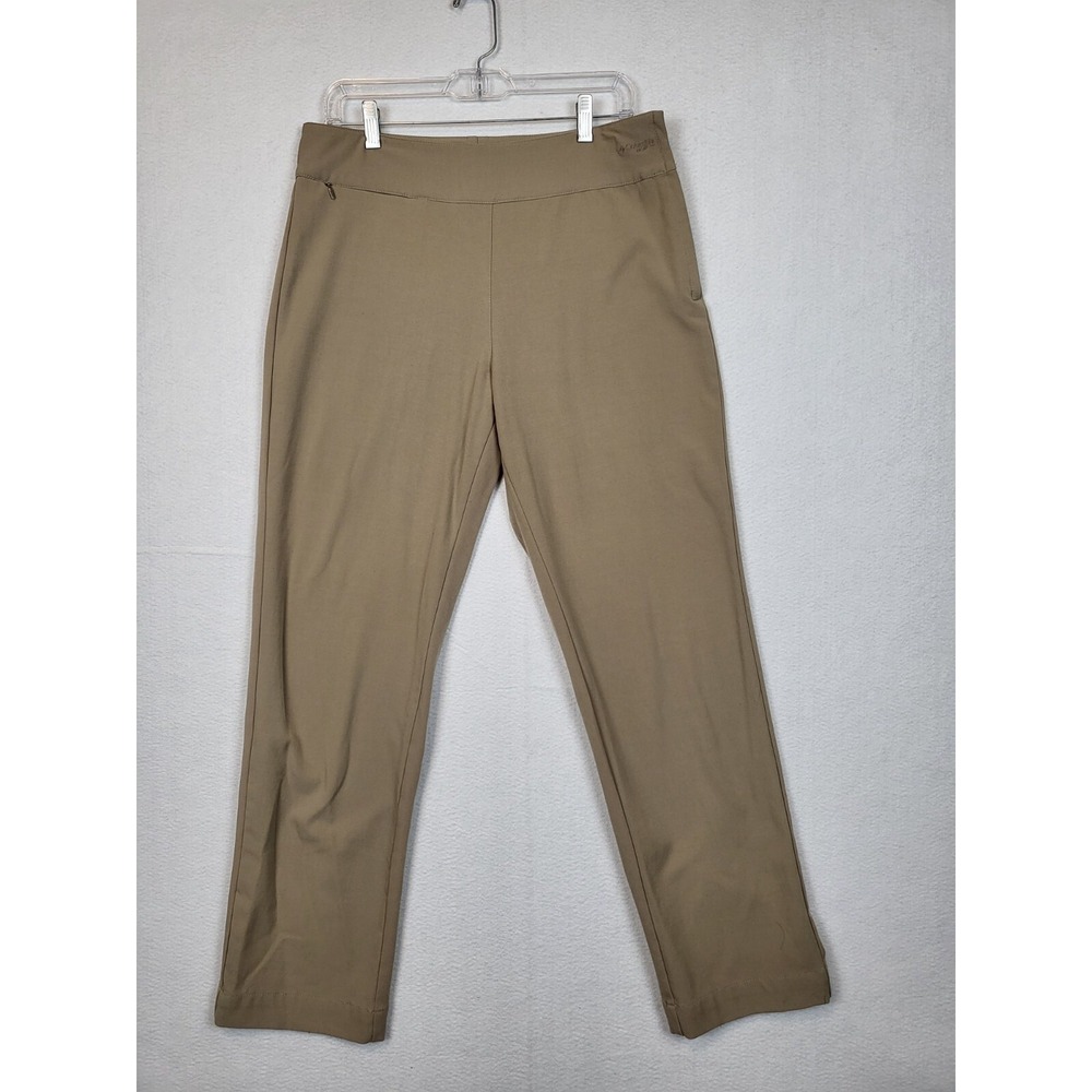 Columbia GRT Womens Chino Pants Straight Leg Mid Rise Solid Brown Size‎ 44